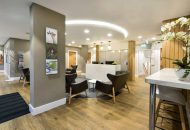 Modern, stylish waiting areas at My Healthcare Clinic, designed by Retail Experience Design